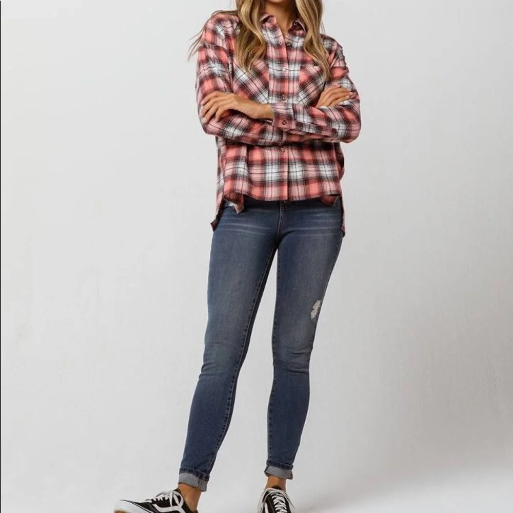Rip Curl Plaid Flannel Shirt